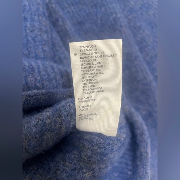 NWT COS Raised Neck Chunky Wool Jumper - Picture 10 of 10